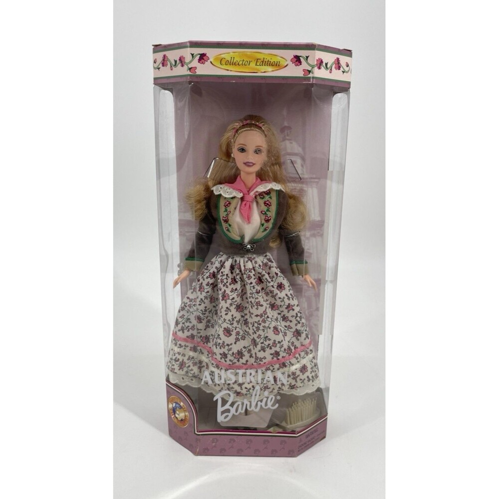 1998 Austrian Barbie Dolls of the World Collector Edition #21553 NRFB Mattel